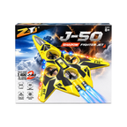 J-50 Shadow Fighter Jet 2.4GHz Remote Control Aircraft with 360° Stunts & LED Lights – Kids RC Flying Toy