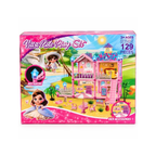 Villa Role Play Set 129 Pieces DIY Doll House Playset with Accessories – 3+ Years
