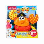 Winfun Shakin’ N Wobble Crab – Musical Crawling & Moving Activity Toy for Babies 9M+
