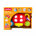 Winfun Press ‘N Go Activity Ladybug – Interactive Push & Go Sensory Toy for Babies