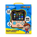 Sameo GameGear Handheld Retro Gaming Console – 666 8-Bit Games 3.5-Inch LCD Screen Pink