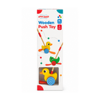 Open Ended Wooden Push Toy – Duck Push & Walk Toy for Toddlers | 18 Months+