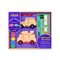 Mirada DIY Caravan Camper Wooden Car Painting Set – 2 Pcs Pine Wood Craft Kit with Paints