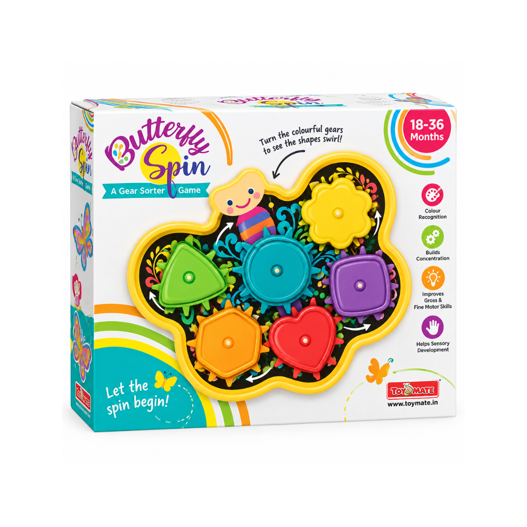 Toymate Butterfly Spin - A Gear Sorter Toy
