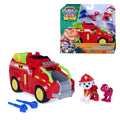 PAW Patrol The Dino Movie Marshall Dino Rescue Fire Truck with Figure & Dinosaur
