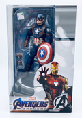 Marvel Avengers Endgame Captain America Action Figure with Shield & Extra Hands – Collectible Figure