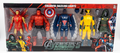 Avengers Superhero Action Figure Set with Colorful Dazzling Lights – 5-Piece Set for Kids 3+