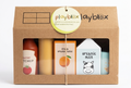 Playbox Wooden Kitchen Grocery Play Set with House Packaging Box