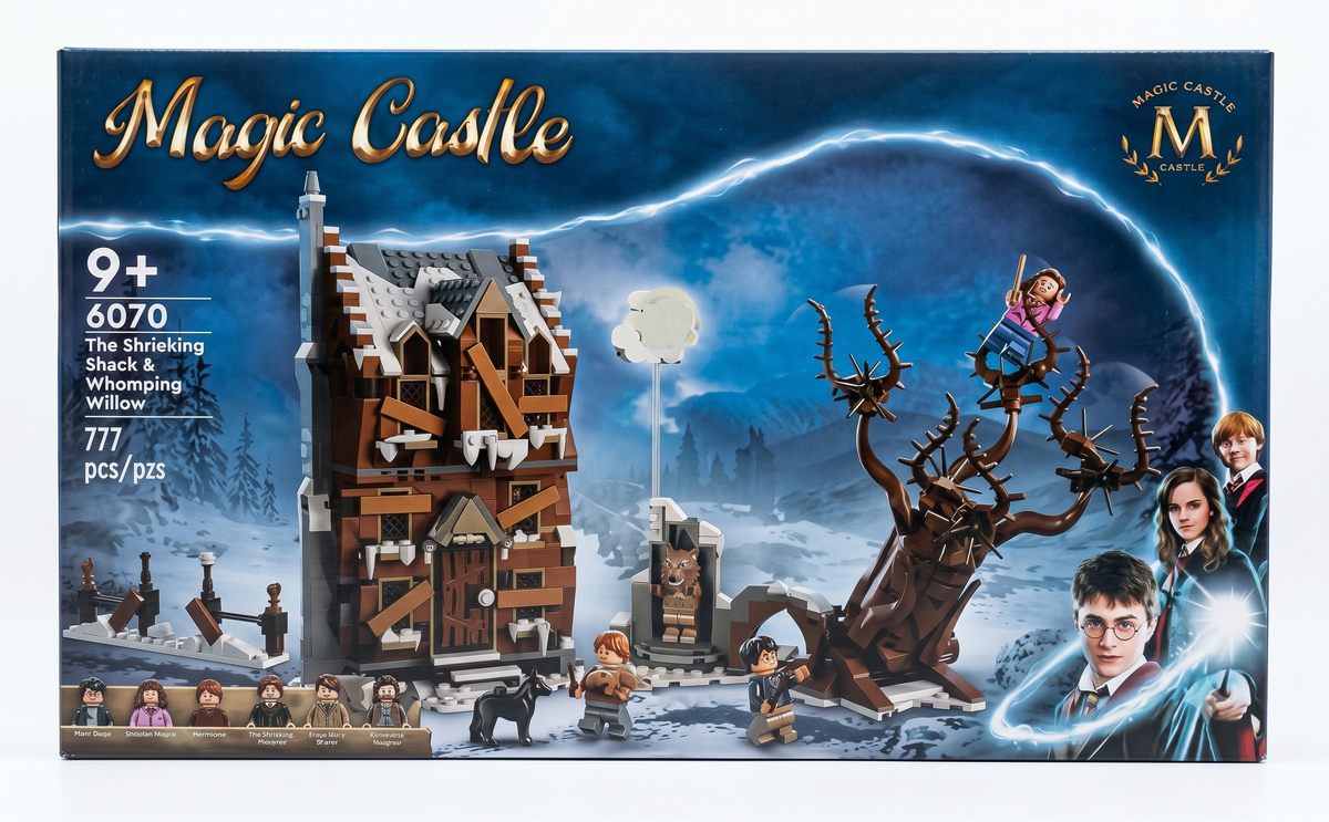 Magic Castle Harry Potter The Shrieking Shack & Whomping Willow Building Blocks Set 777PCS Wizarding World Construction Toy