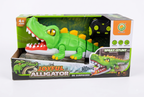 Joyful Alligator Remote Control Stunt Toy with Light, Sound & Water Mist Spray