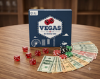 Vegas Dice Strategy Board Game for Groups & Families (4-10 Players, Ages 14+)