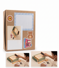 Playblox Funny Money Wooden Cash Register Playset – Interactive Cashier Toy with Wooden Coins, Pretend Currency Notes, Credit Card & Pull-Out Drawer for Toddlers