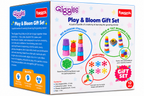Funskool Giggles Play & Bloom Gift Set | 3-in-1 Educational Stacking & Building Toys for Babies | Ages 12 Months+