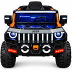 JCCP 4x4 Kids Electric Ride-On Jeep | 12V Battery Operated Off-Road Car with LED Lights