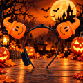 Halloween Pumpkin Headband | Orange Smiling Pumpkin Hair Band | Halloween Party Costume Accessory