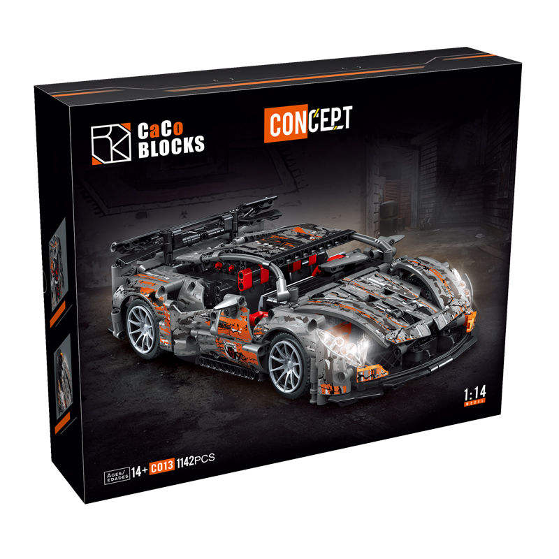 Rainbow Toys 1:14 High Tech Series Gray McLaren 2.4GHz RC Car Model Building Assembled Sports Technich Car
