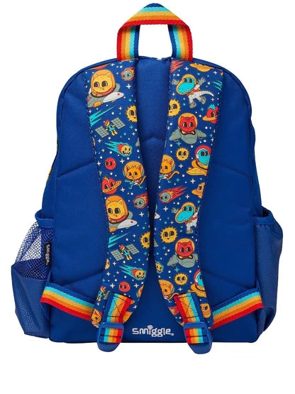 Smiggle 14 Inch Kids Dinosaur School Backpack with Interactive Learning Clock 3–7 Years