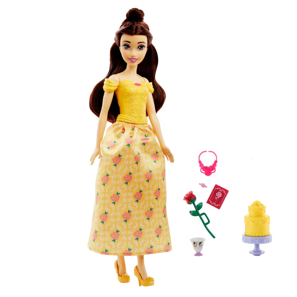 Disney Princess Belle Castle Stories Doll with Accessories | Beauty and the Beast Princess Doll | 3+ Years