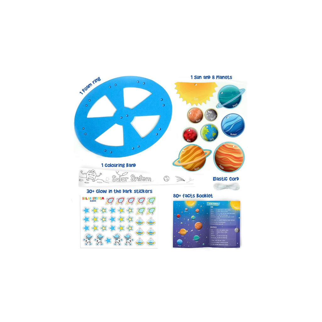 Imagimake Mapology Solar System Mobile DIY Hanging Craft Kit