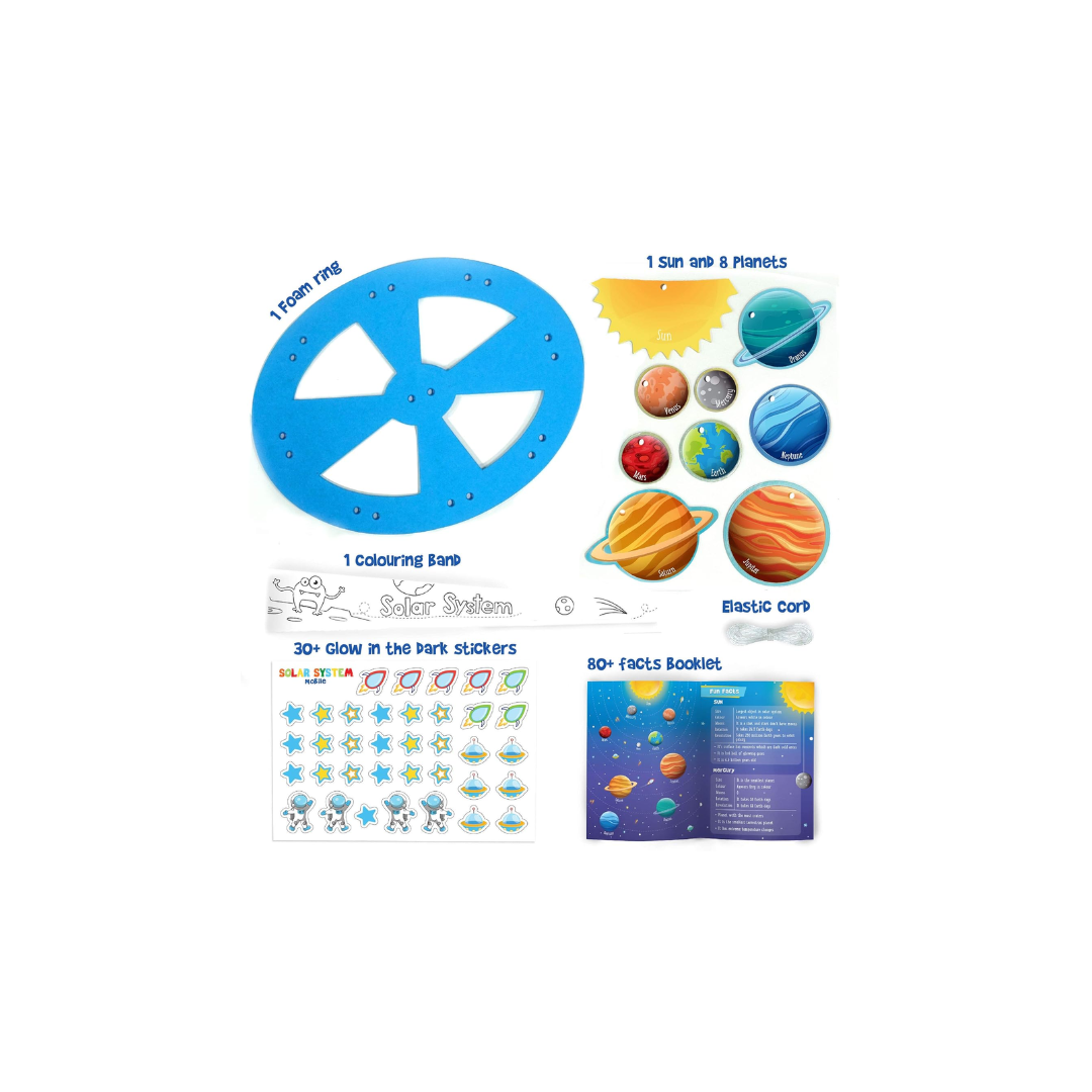 Imagimake Mapology Solar System Mobile DIY Hanging Craft Kit