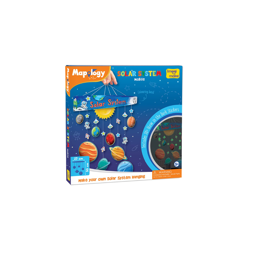 Imagimake Mapology Solar System Mobile DIY Hanging Craft Kit