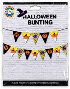 Halloween Happy Halloween Bunting – 14-Piece Party Decoration