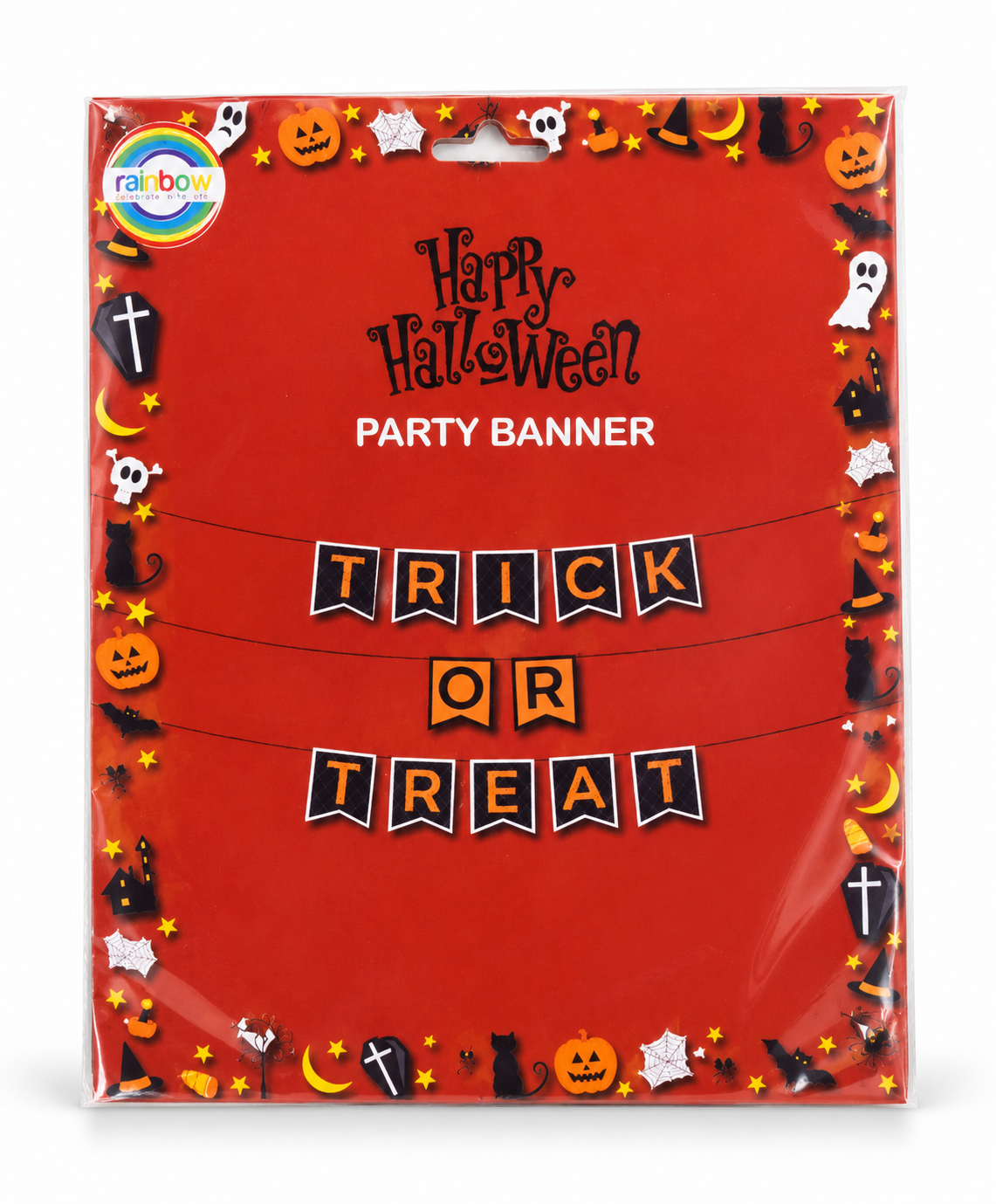 Halloween Trick or Treat Party Banner – Halloween Party Decoration