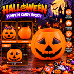 Halloween Pumpkin Candy Bucket with Handle – Jack Small
