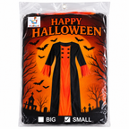 Kids Halloween Vampire Costume – Black & Orange Dress Costume