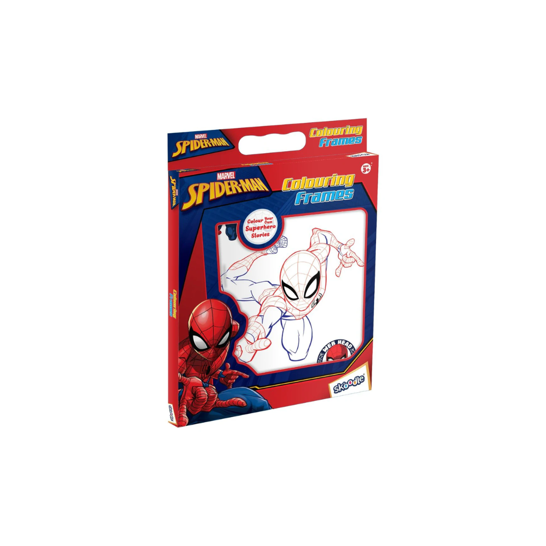 Skoodle Marve Spiderman Colouring Frames