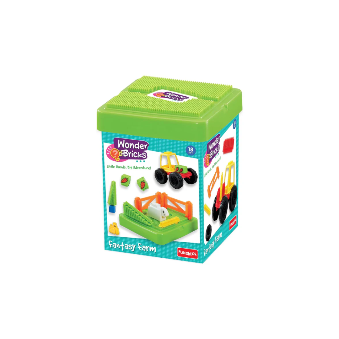 Funskool Wonder Bricks Construction Toy Fantasy Farm