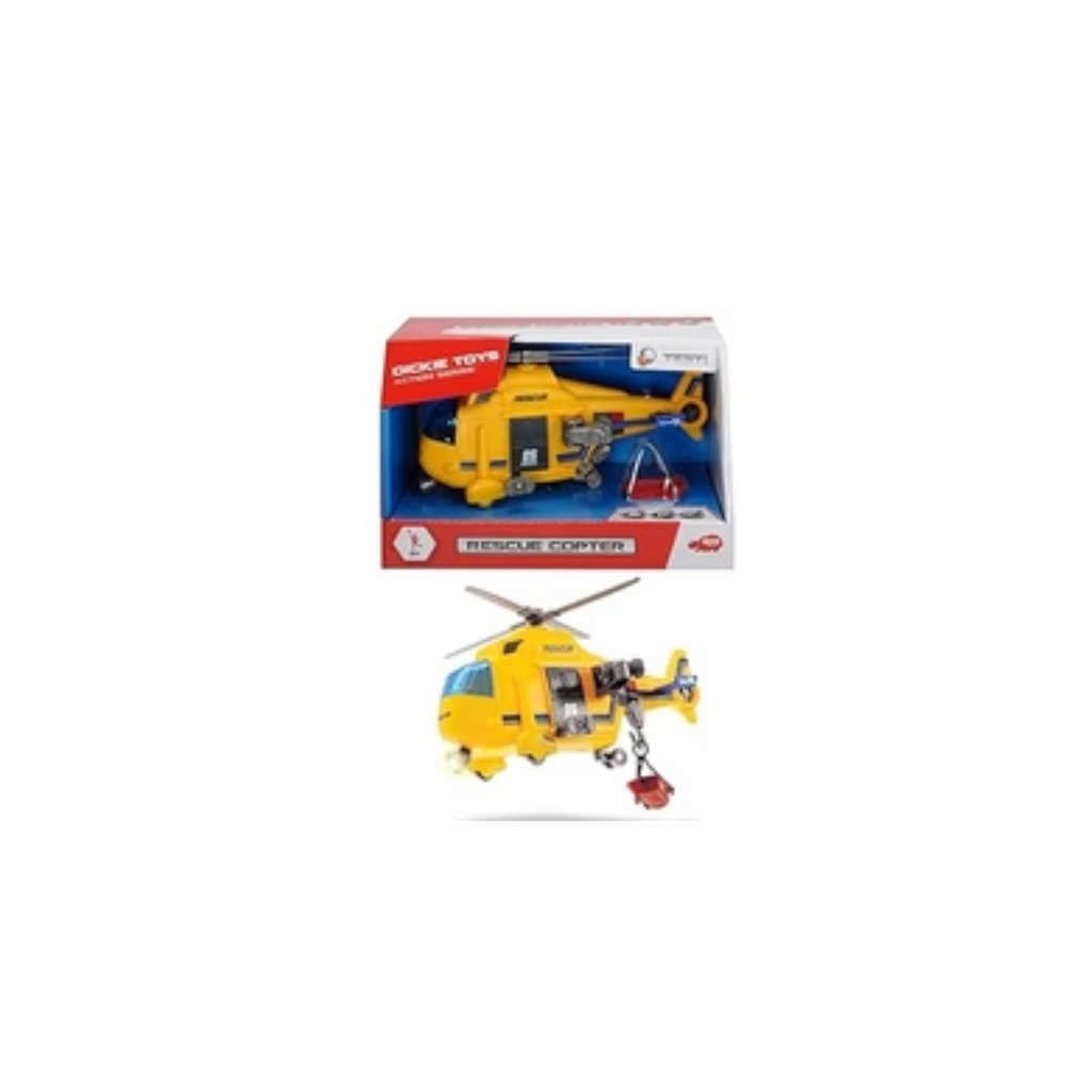 Dickie Toys Light and Sound Vehicle Rescue Copter