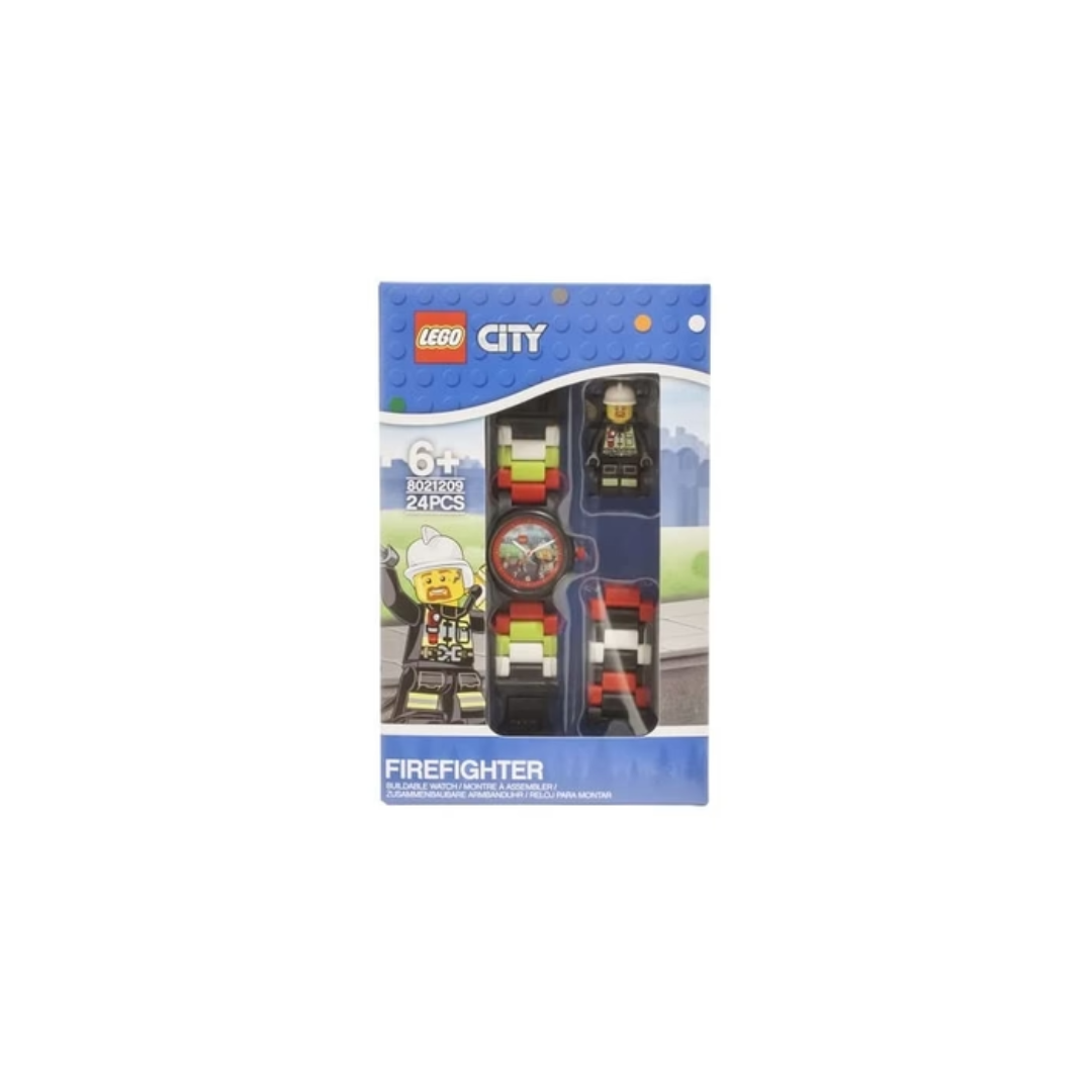 Lego 8021209 Watch Set Minifig Link City Fire Fighter