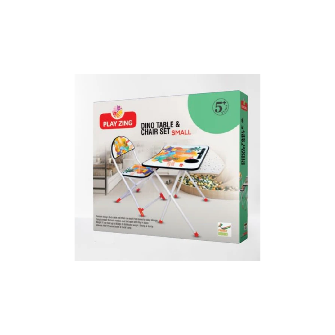 Play Zing  Table and Chair Set Dinosaur