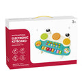 Rainbow Toys Multi-Functional Electronic Drum Keyboard Sensory ABS Plastic Frog Piano Toy