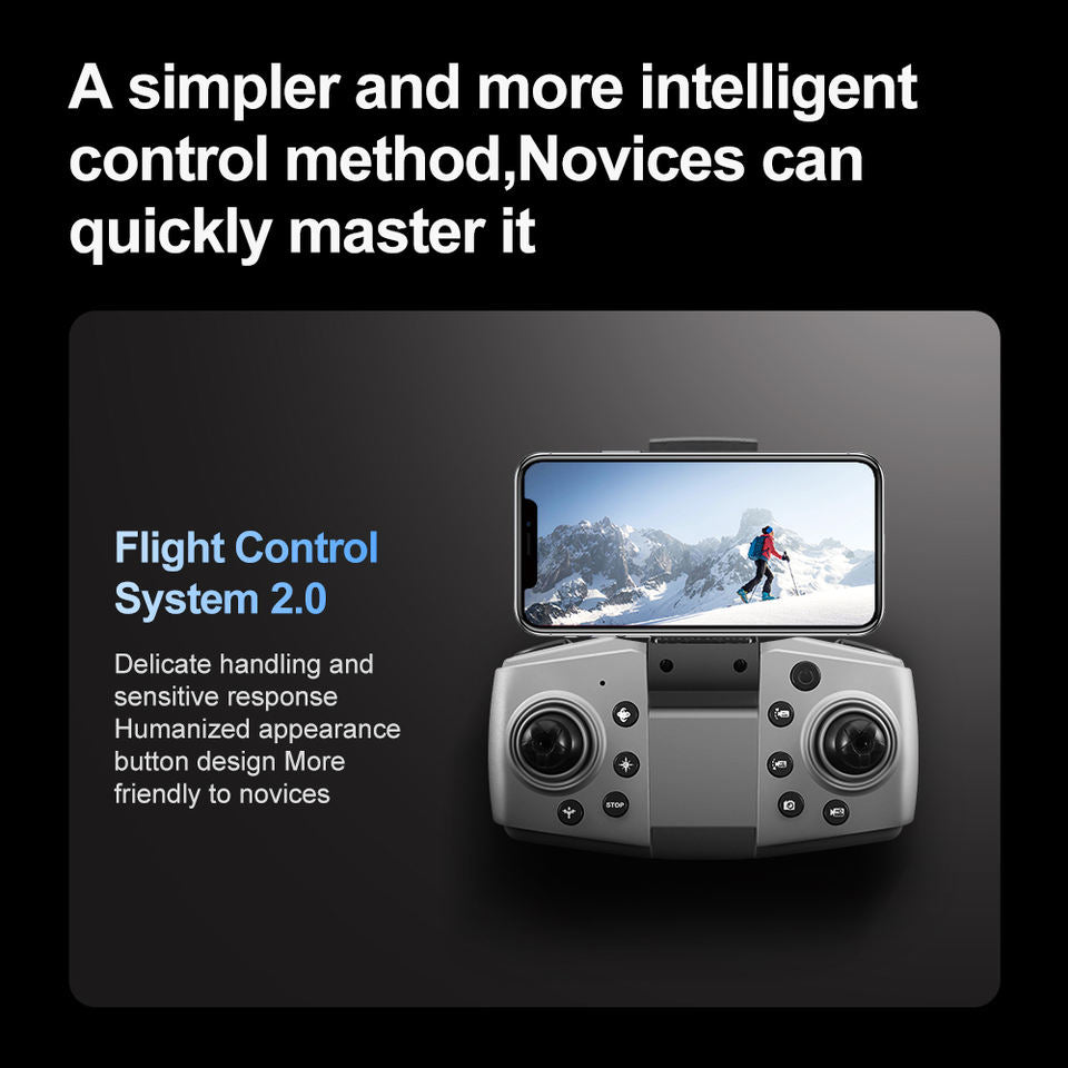 Rainbow Toys M88 Drone with Dual Camera Brushless Motor WIFI Transmission Optical Flow Position Headless Mode 480p mini size drone