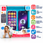 Hola 2-in-1 Baby Parent Walkie Talkies & Toy Phone for Kids Ages 1–6 Years