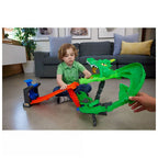 Hot Wheels Monster Trucks Sharks vs Dinos Dragon Destruction Track Set