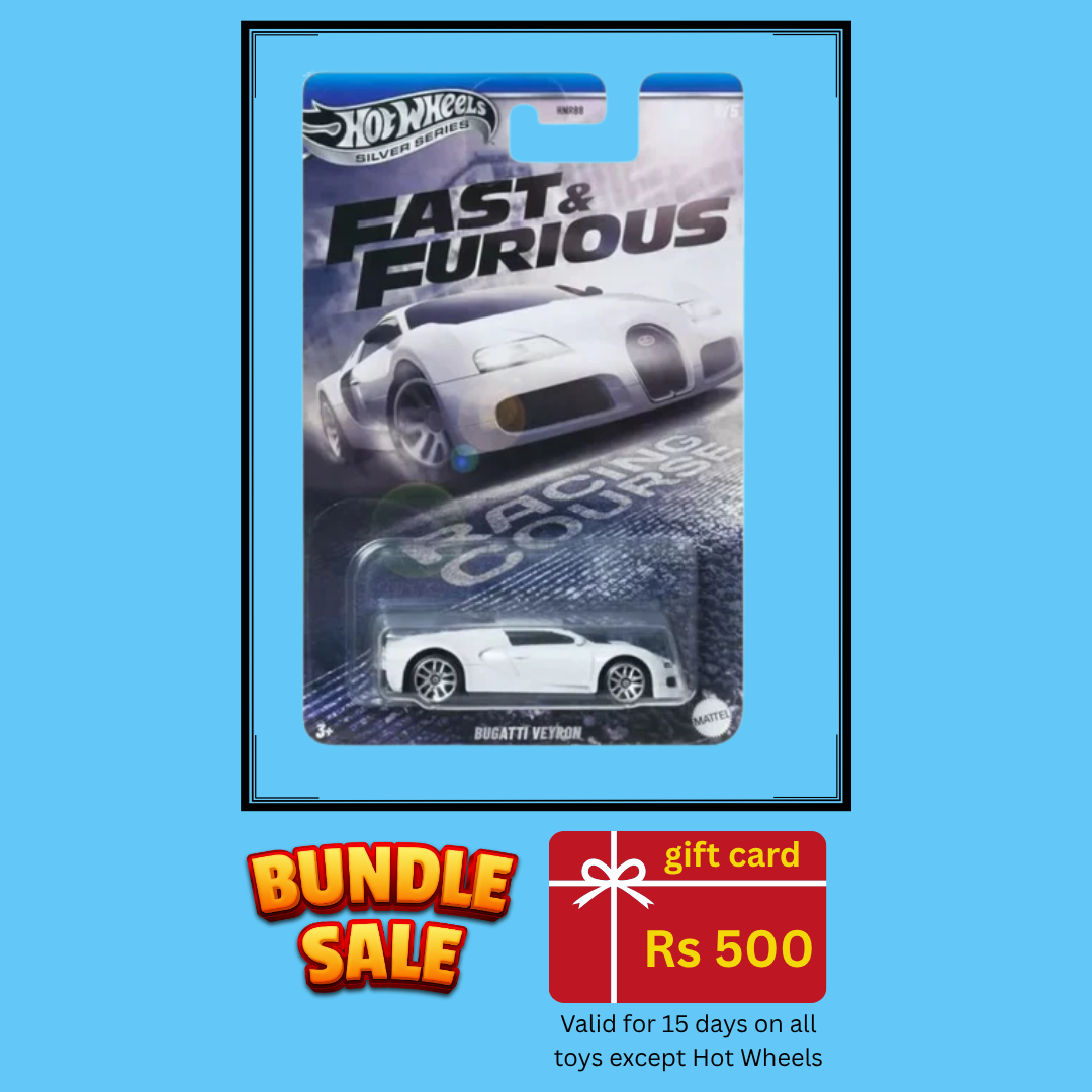 HotWheels Silver Series Fast and Furious Racing Course Bugatti Veyron Imported Mainline