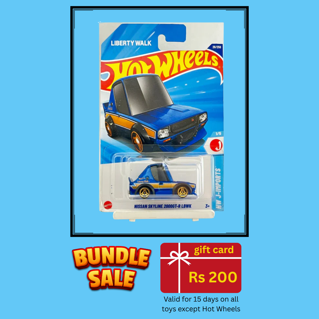 Hot Wheels Nissan Skyline 20000T-R LBWK G Case Imported