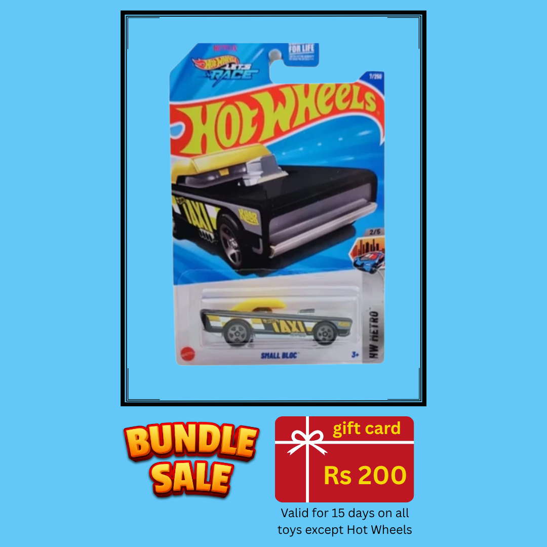 Hot Wheels Small Block Taxi G Case Imported