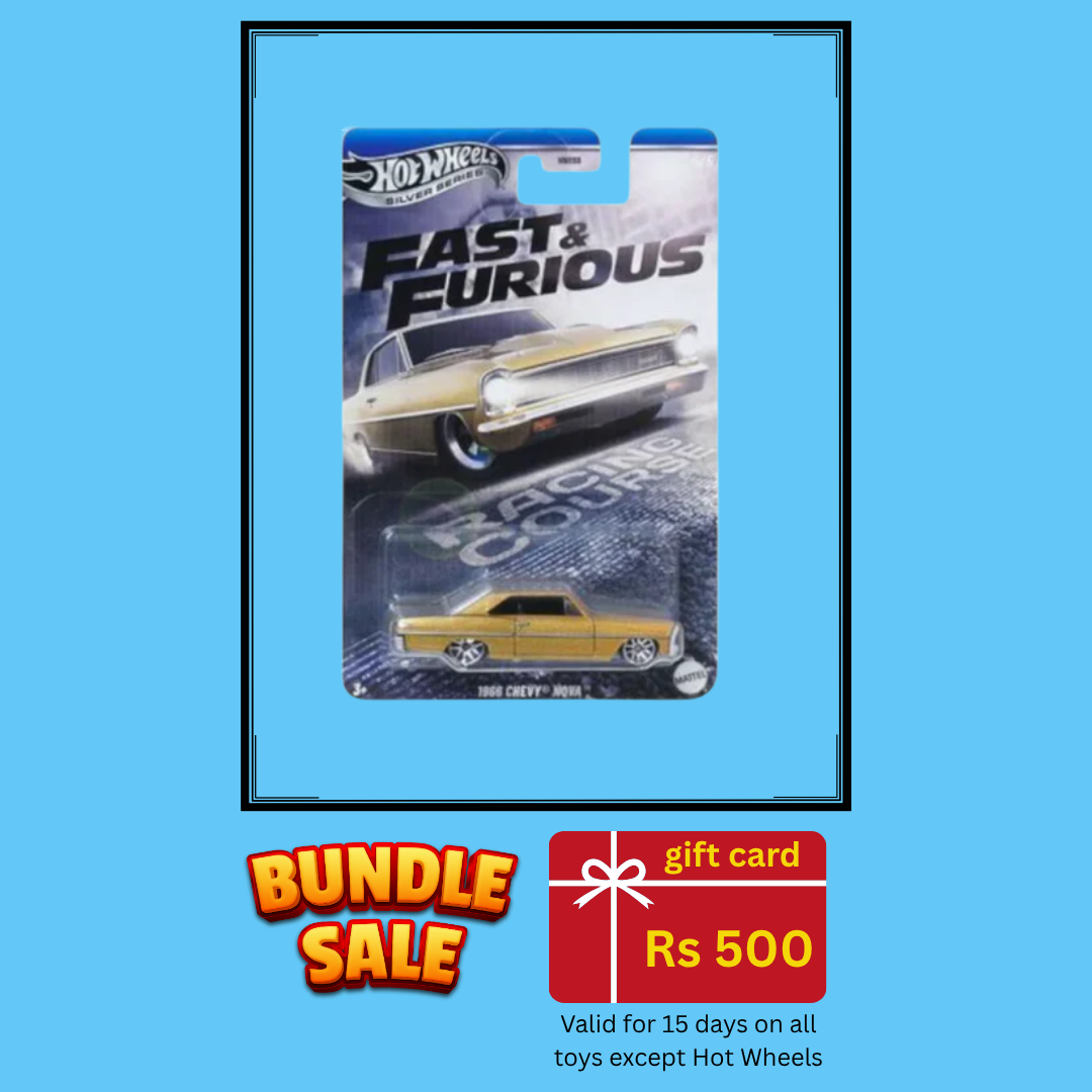 HotWheels Silver Series Fast and Furious Racing Course 1966 Chevy Nova Imported Mainline