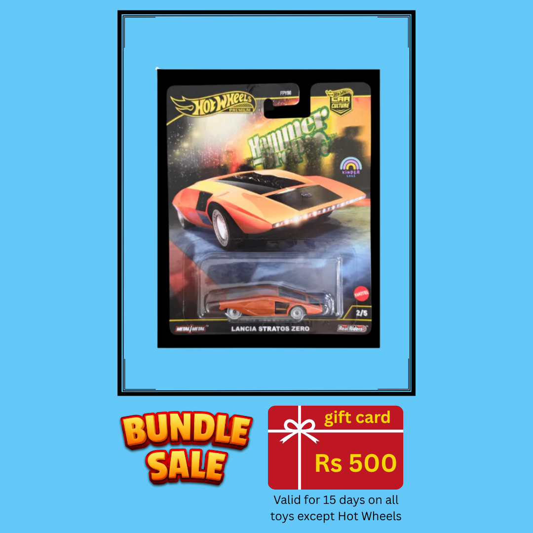 Hotwheels hammer drops Lancia Stratos Zero imported premium