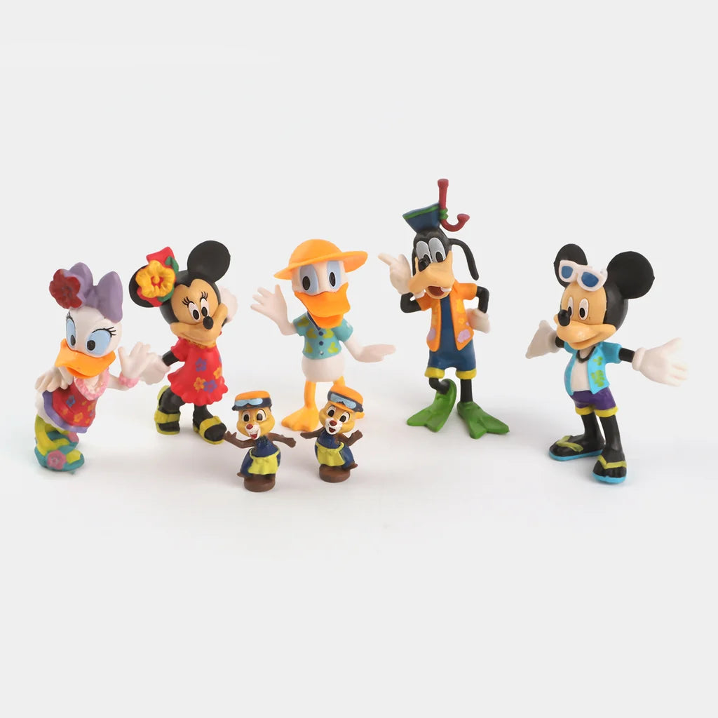 Mickey Mouse Cartoon Character Figure Set – Collectible Mini Figures Set for Kids