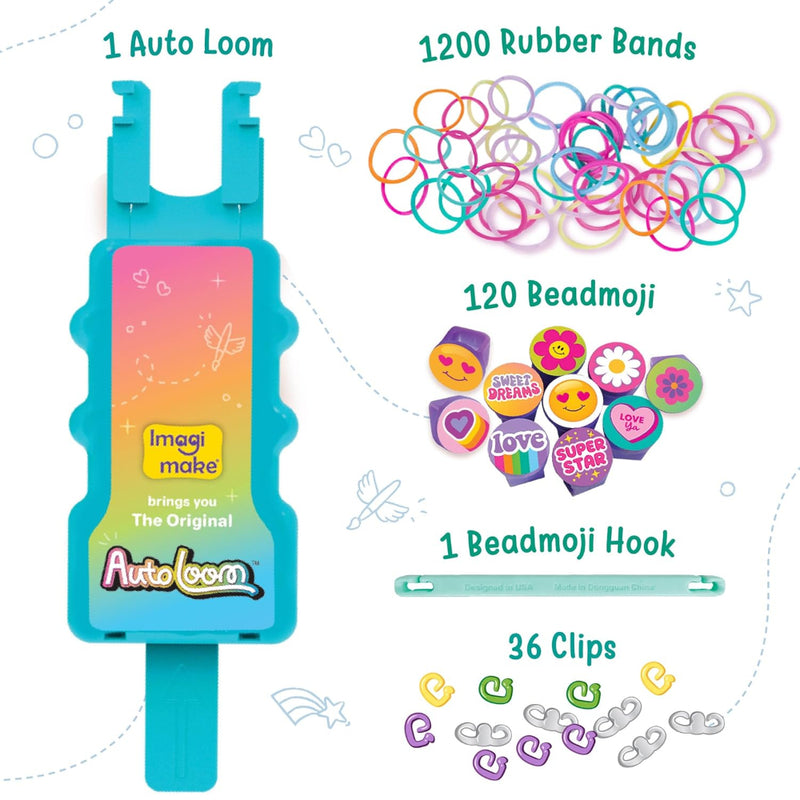 Imagimake Rainbow Loom Beadmoji Bracelet Making Kit