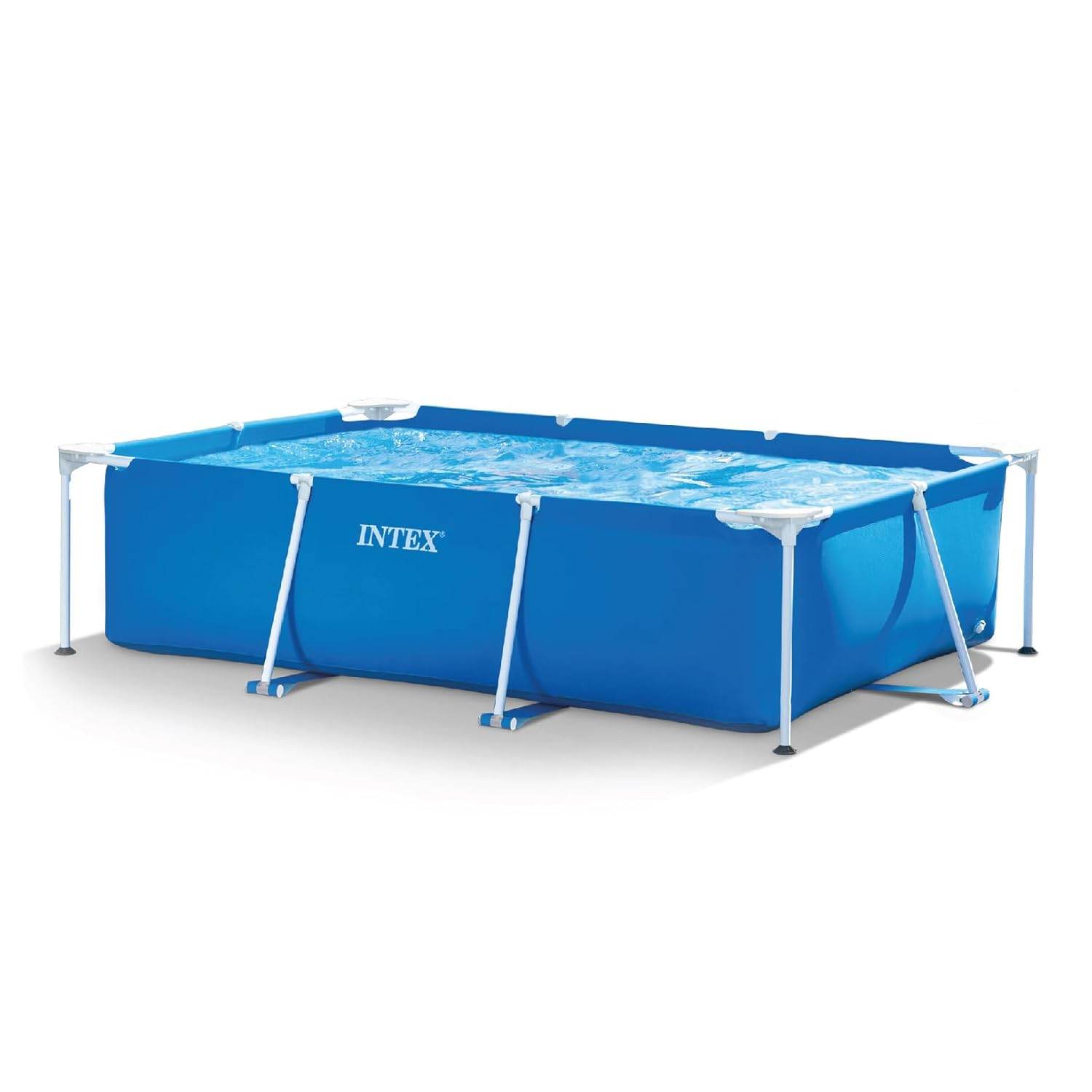 Intex 28272 Rectangular Frame Pool, Blue (9ft x6ft x2.5ft)