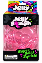 Jelly Squish Pink Jellyfish Squishy Toy | Super Solid Squeeze Fidget Toy for Kids Ages 3+