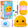 Kalakaram Cuddly Critters Crochet Kit – Ollie the Octopus, 12+ Years