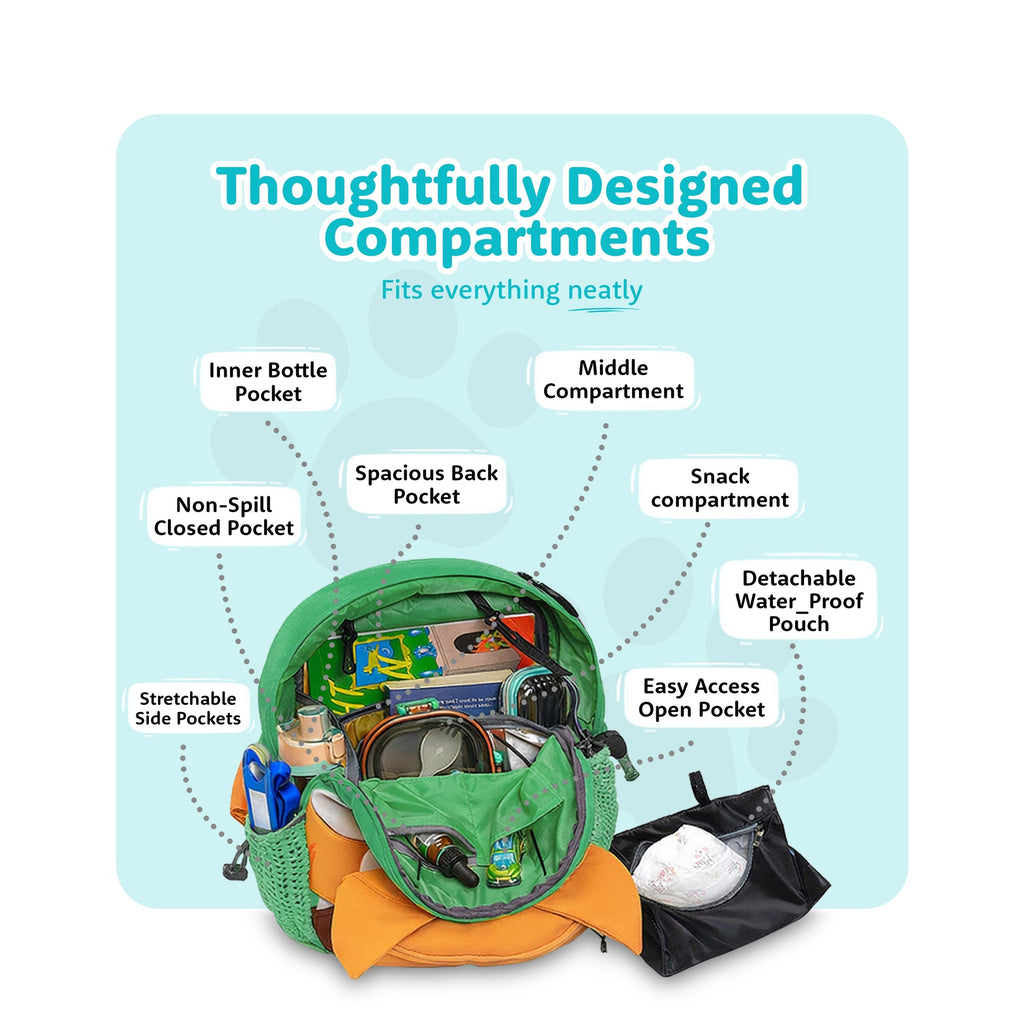 Filli & Me Artist Filli HugBag 12.5L Kids Backpack for Kindergarten (4–5 Years) Lightweight School & Travel Bag