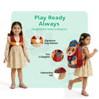 Filli & Me Driver Filli HugBag 12.5L Kids Backpack for Kindergarten (4–5 Years) Lightweight School & Travel Bag